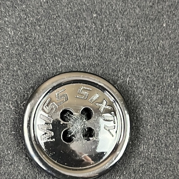 M60 Miss Sixty Black Pea Coat - Picture 4 of 14